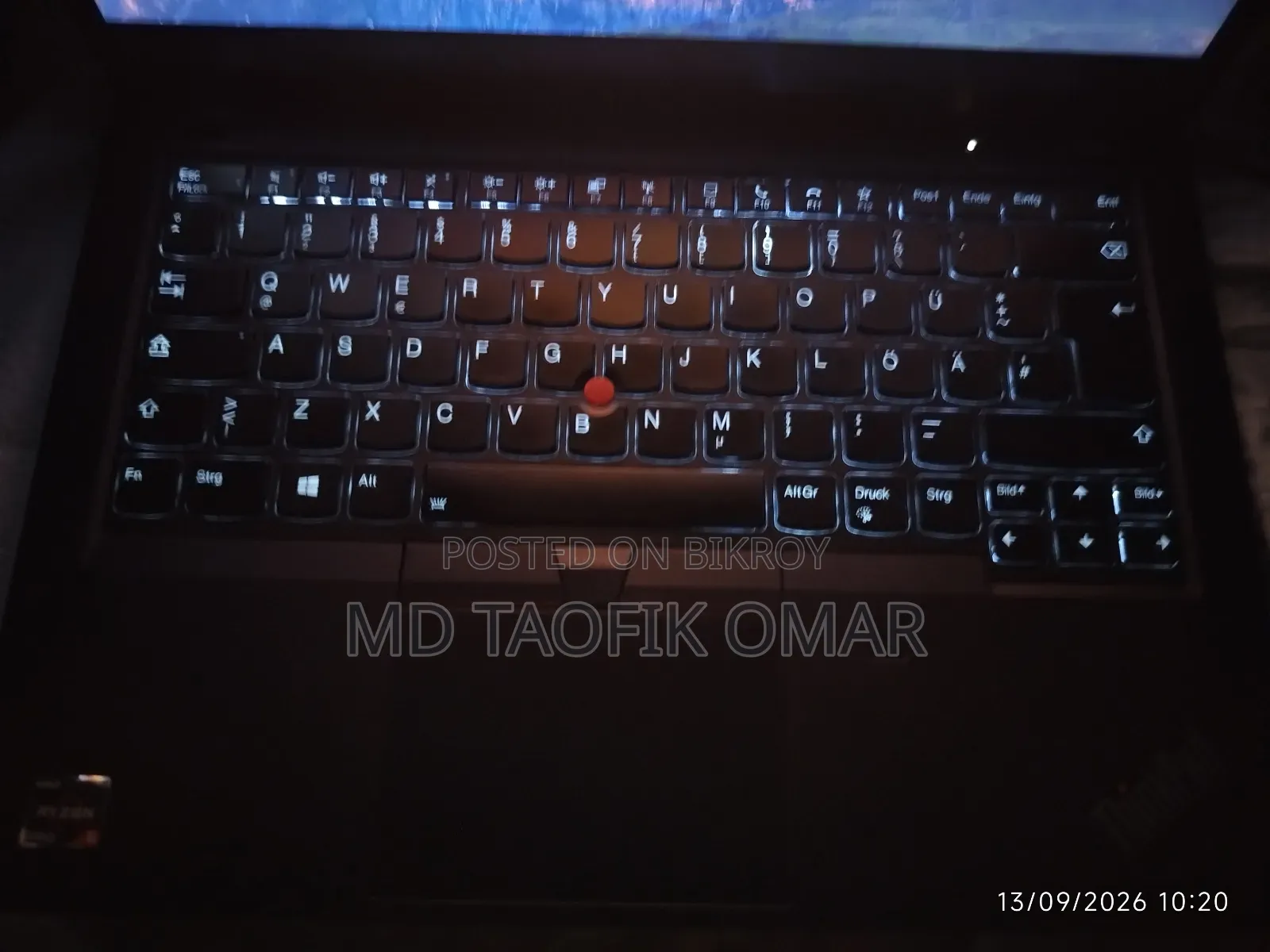 Laptop Lenovo ThinkPad T14 G1 16GB AMD Ryzen 5 SSD 256GB