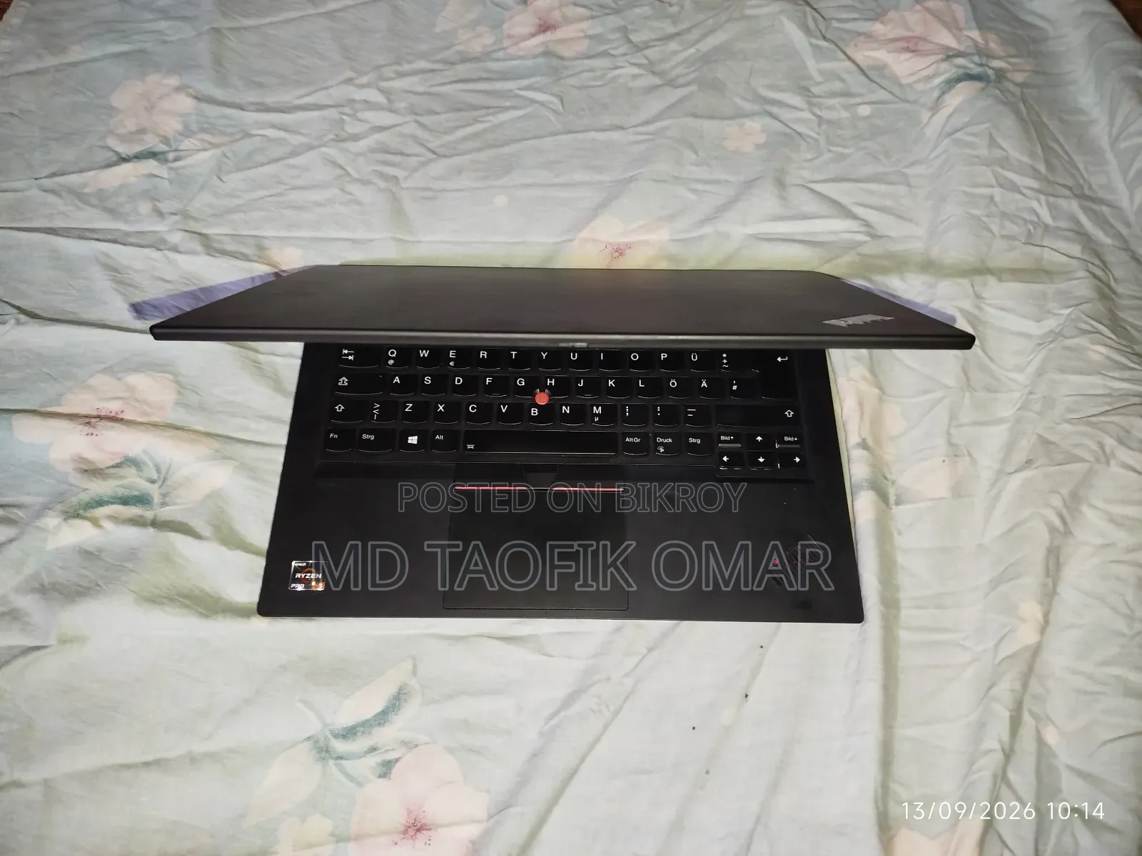 Laptop Lenovo ThinkPad T14 G1 16GB AMD Ryzen 5 SSD 256GB