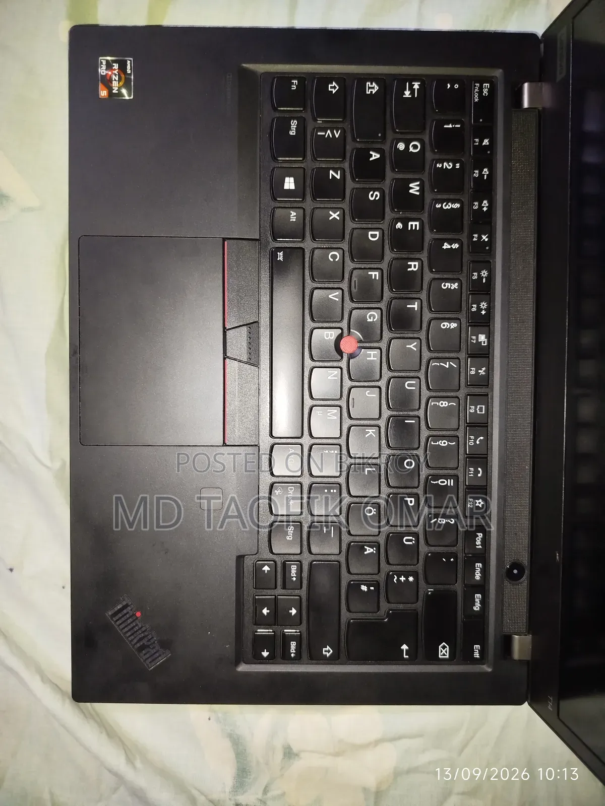 Laptop Lenovo ThinkPad T14 G1 16GB AMD Ryzen 5 SSD 256GB
