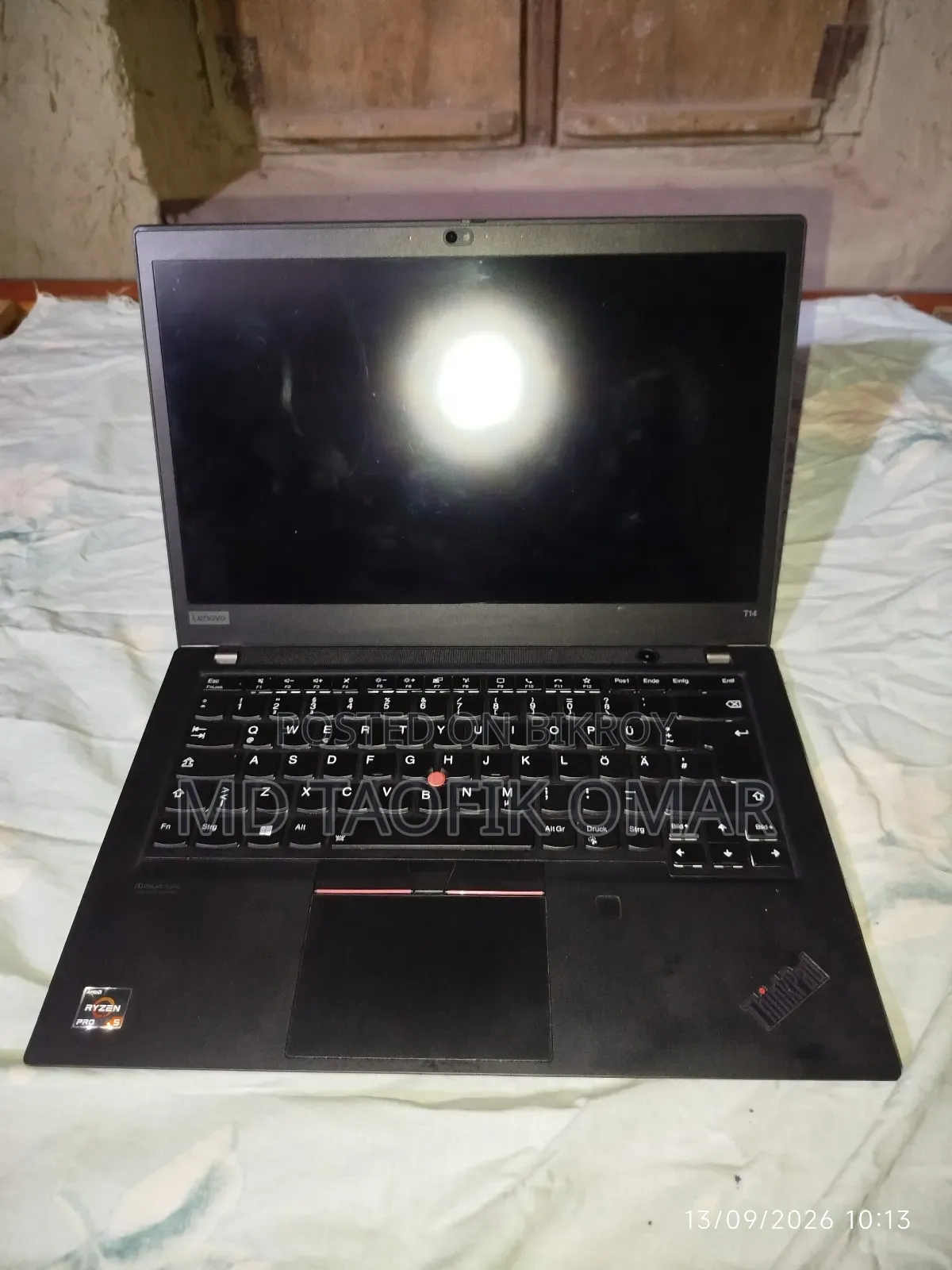 Laptop Lenovo ThinkPad T14 G1 16GB AMD Ryzen 5 SSD 256GB
