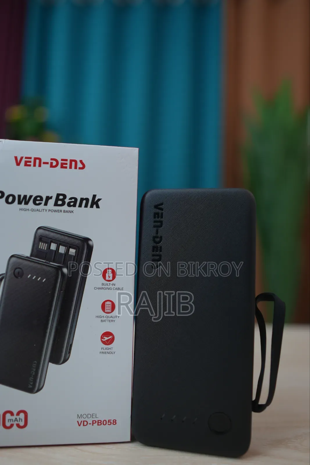 ভেন-ডেন্স ১০০০০ এমএএইচ পাওয়ার ব্যাংক