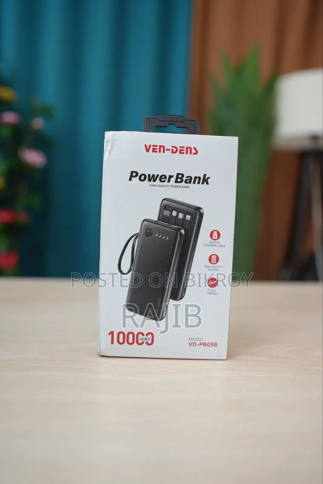 ভেন-ডেন্স ১০০০০ এমএএইচ পাওয়ার ব্যাংক