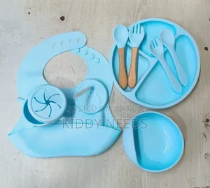 9 PCS Silicon Feeding Set