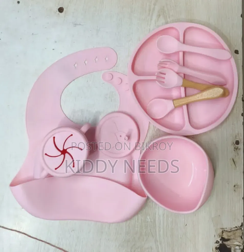 9 PCS Silicon Feeding Set
