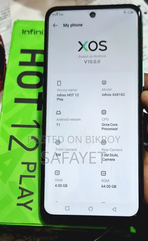 Infinix Hot 12 play 64 GB Green