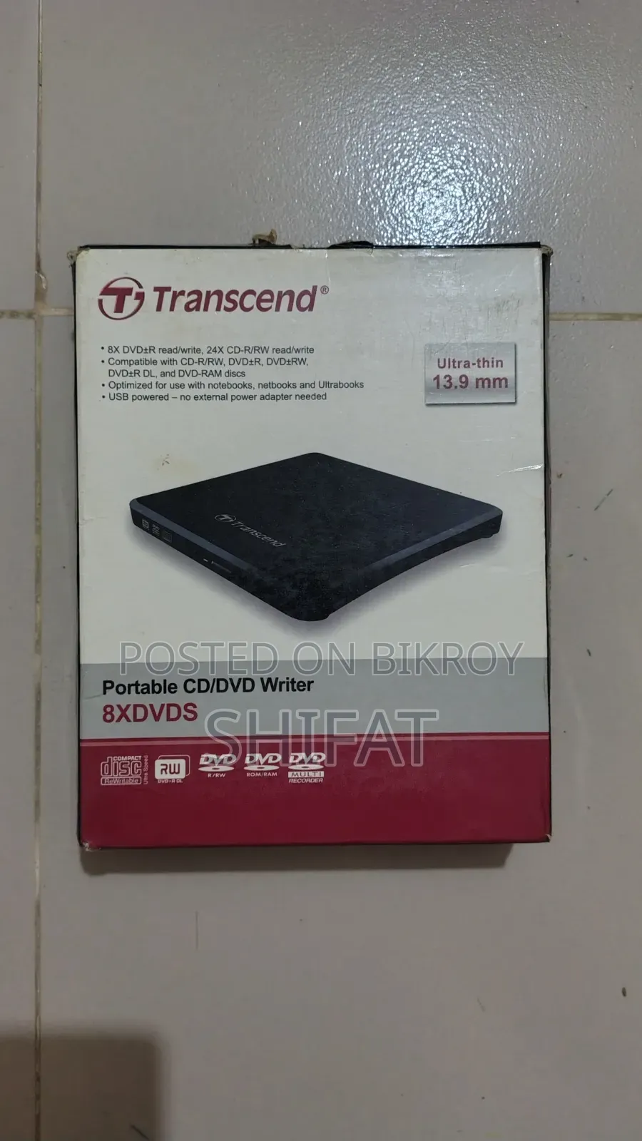Transcend External DVD/CD Writer – Fully Working