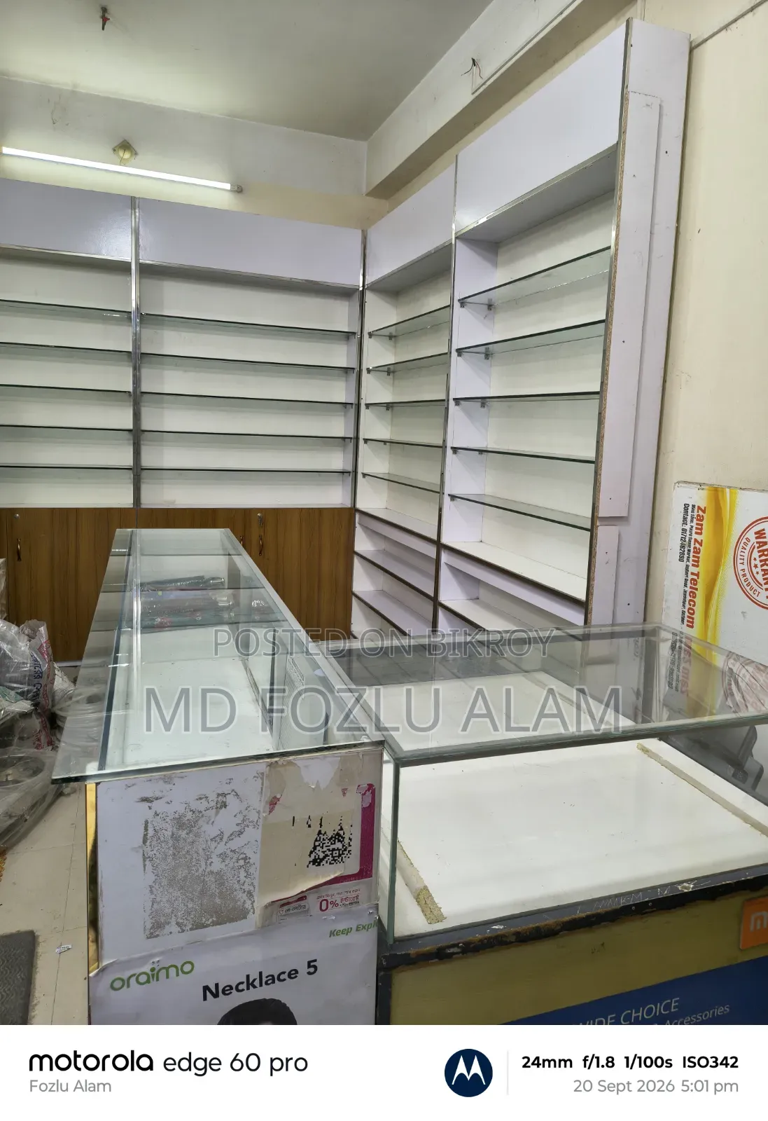 Length 8' Width 4'=3 pcs, Length 8' Width 4'=1 pc, Display Rack 2 pcs
