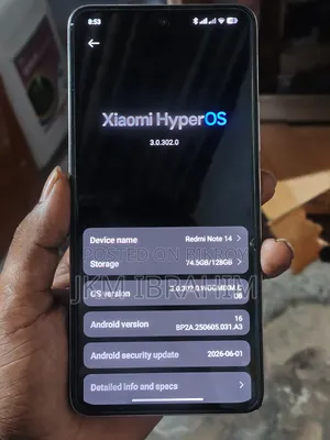 Xiaomi Redmi Note 14 4G 128 GB Gold