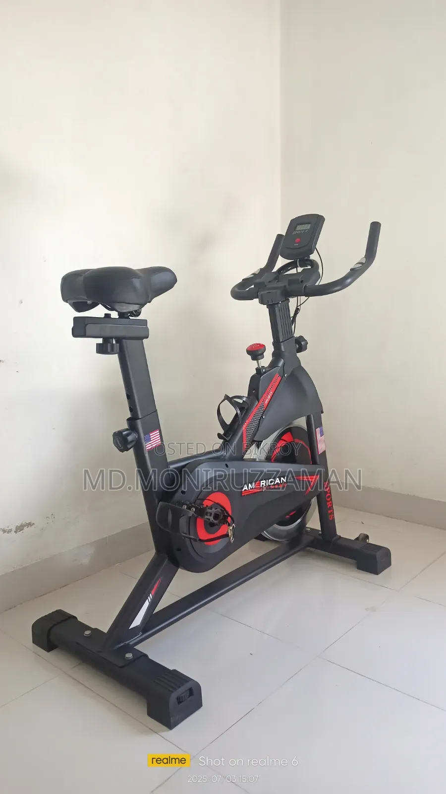 আমেরিকান ফিটনেস এক্সারসাইজ বাইক