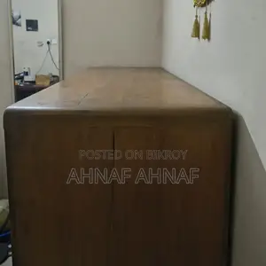 Wooden Wardrobe | 58" × 22" | Spacious Storage