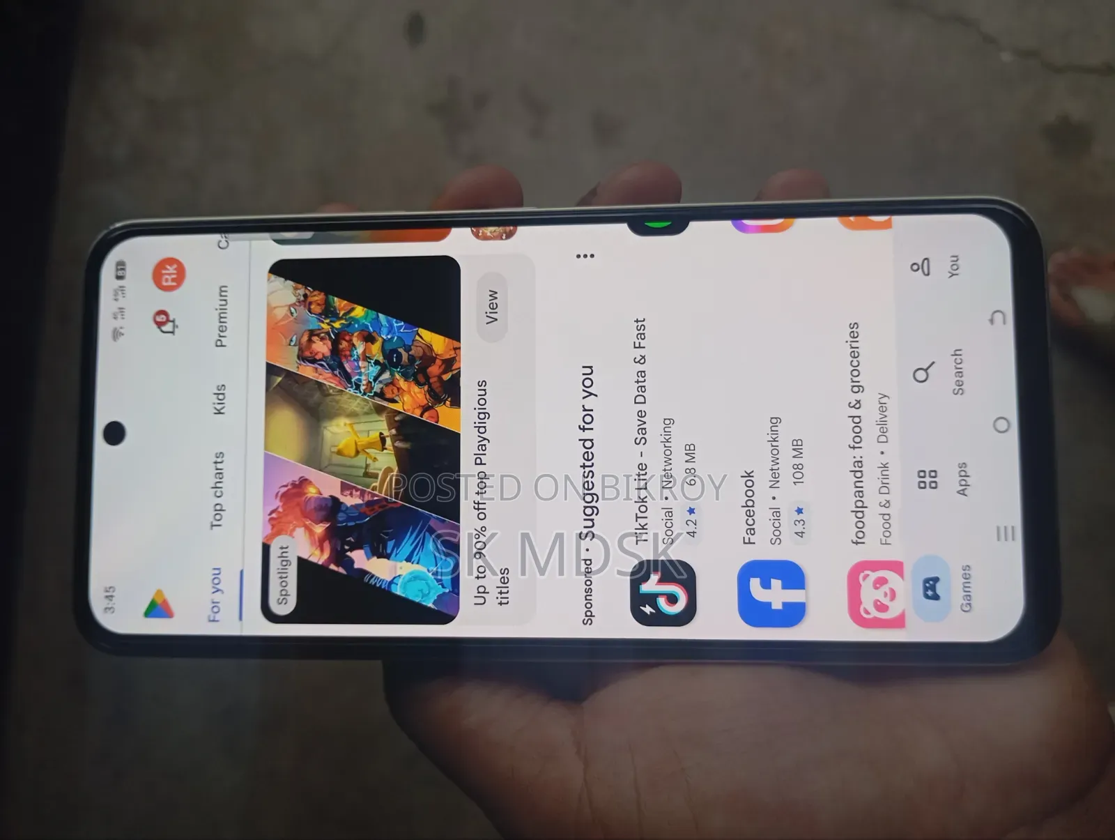 Itel S25 128 GB Rose Gold