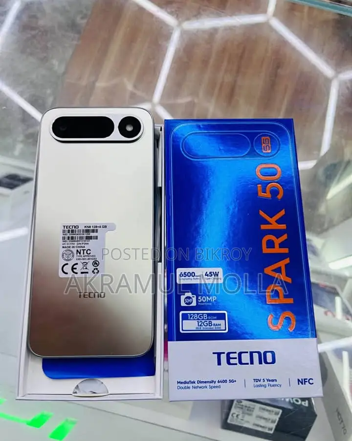 Tecno Spark 50 5G 128 GB Rose Gold