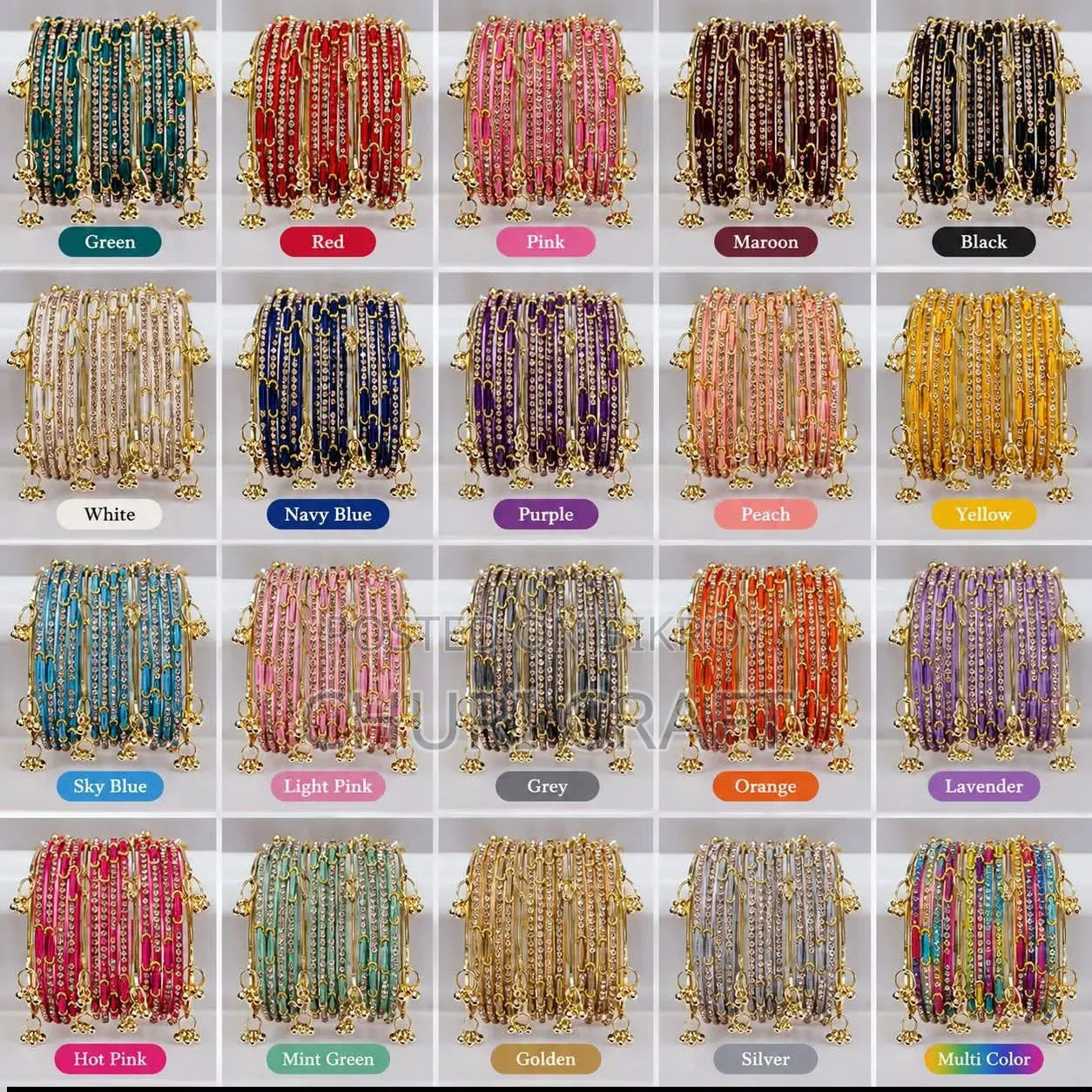 Bangles will be sold