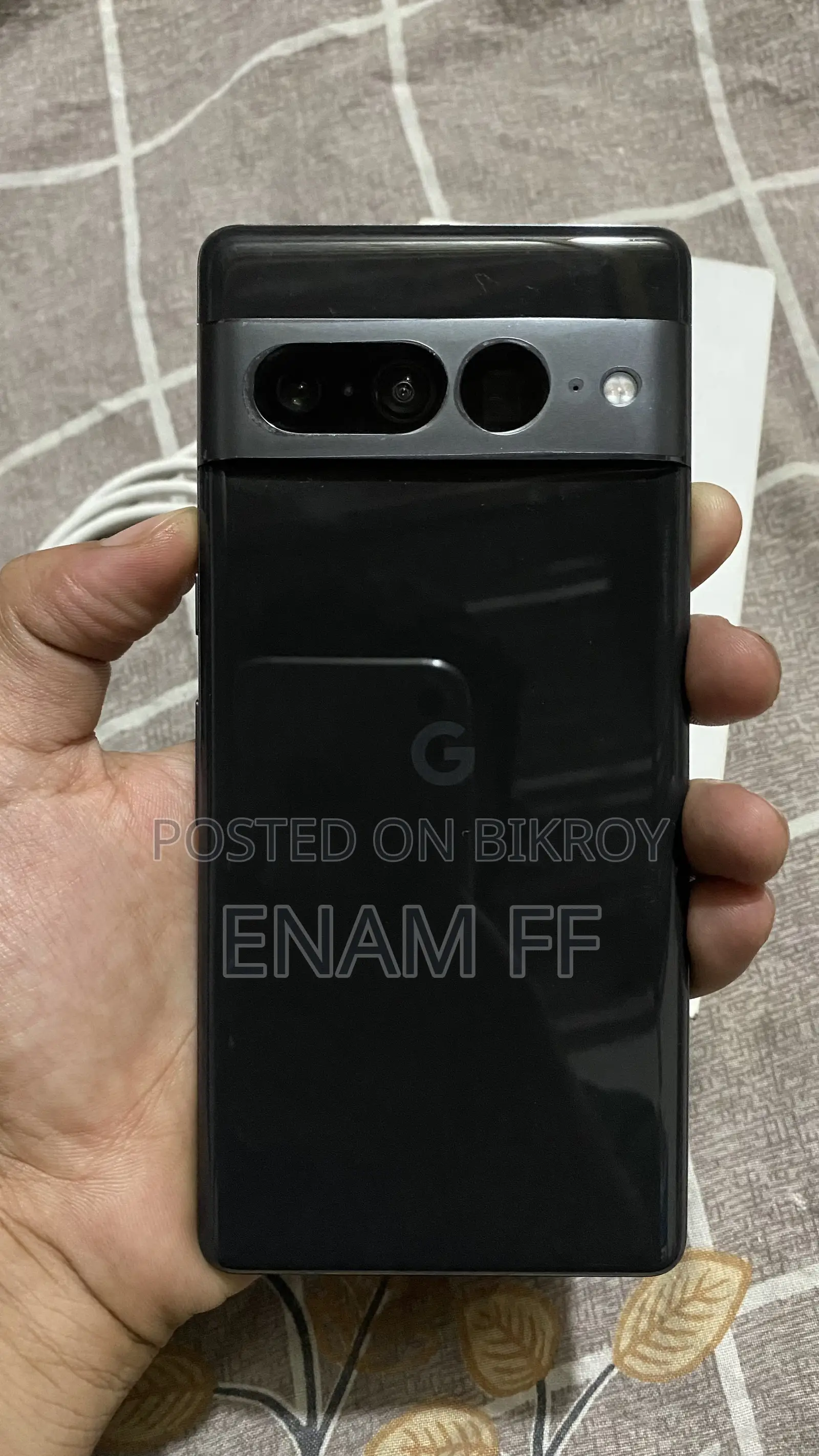 গুগল পিক্সেল ৭ প্রো ১২৮ জিবি কালো