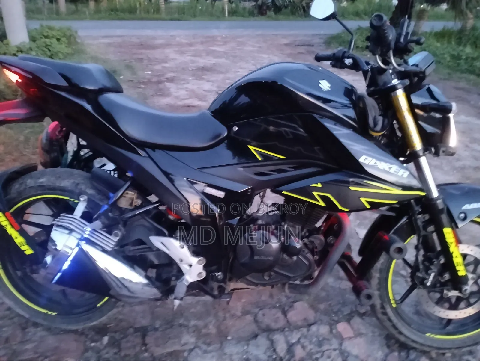 Suzuki Gixxer 2024 Black