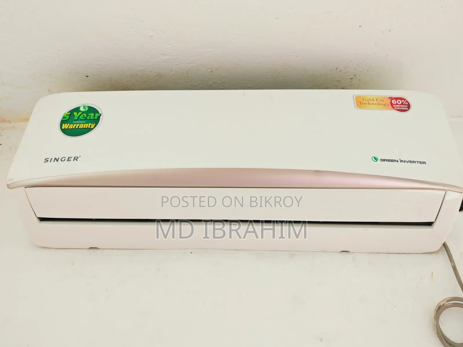 ১ টন সিঙ্গার গ্রিন ইনভার্টার এয়ার কন্ডিশনার