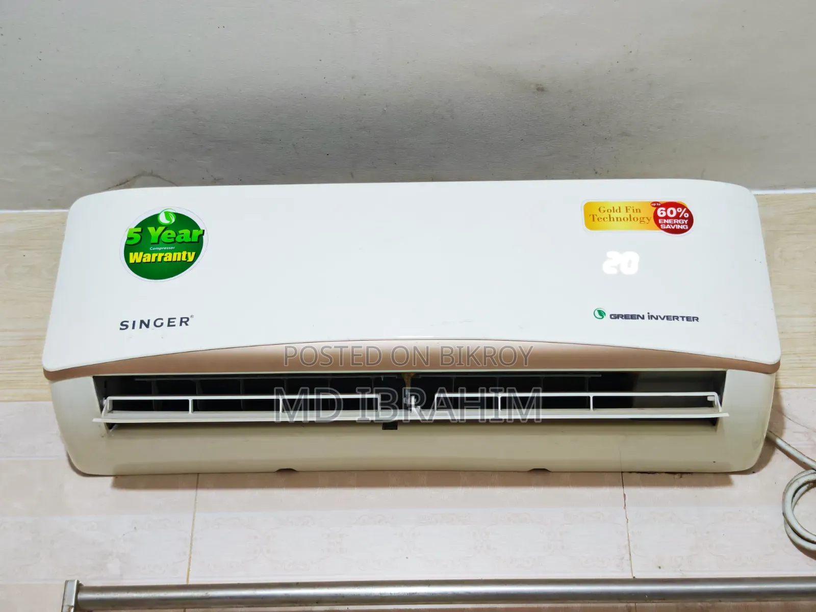 ১ টন সিঙ্গার গ্রিন ইনভার্টার এয়ার কন্ডিশনার
