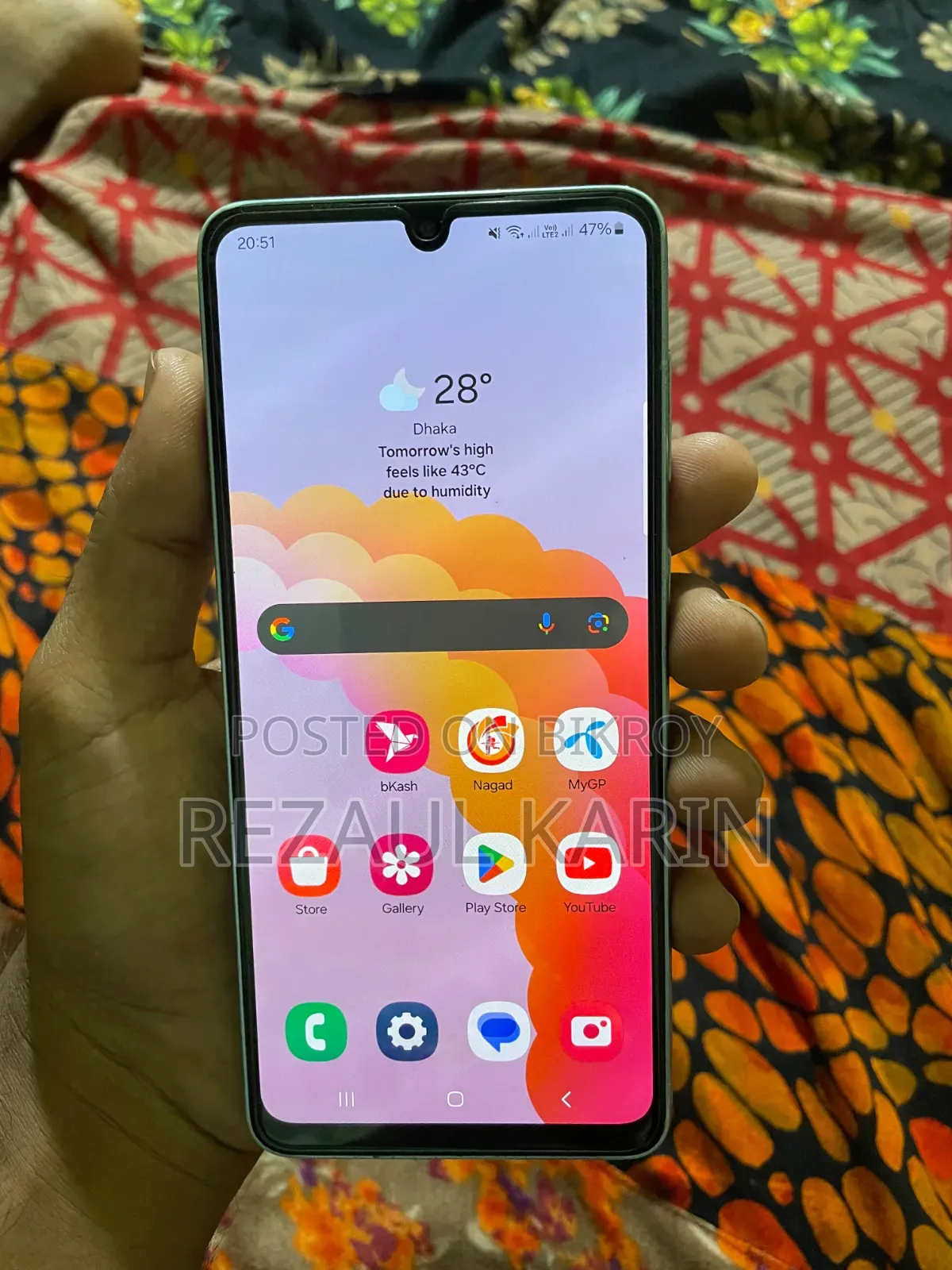 স্যামসাং গ্যালাক্সি এ৩৩ ৫জি ১২৮ জিবি নীল