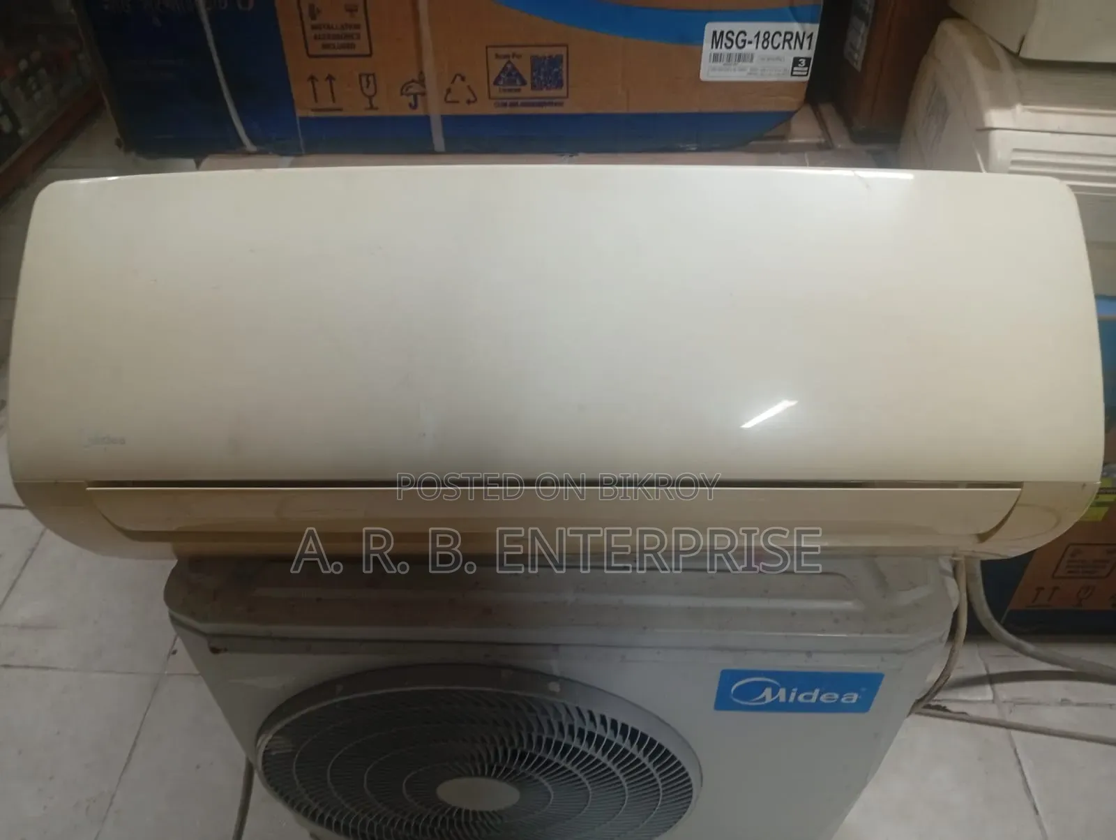 Midea AC 1 Ton Non Inverter R22 Gas Old
