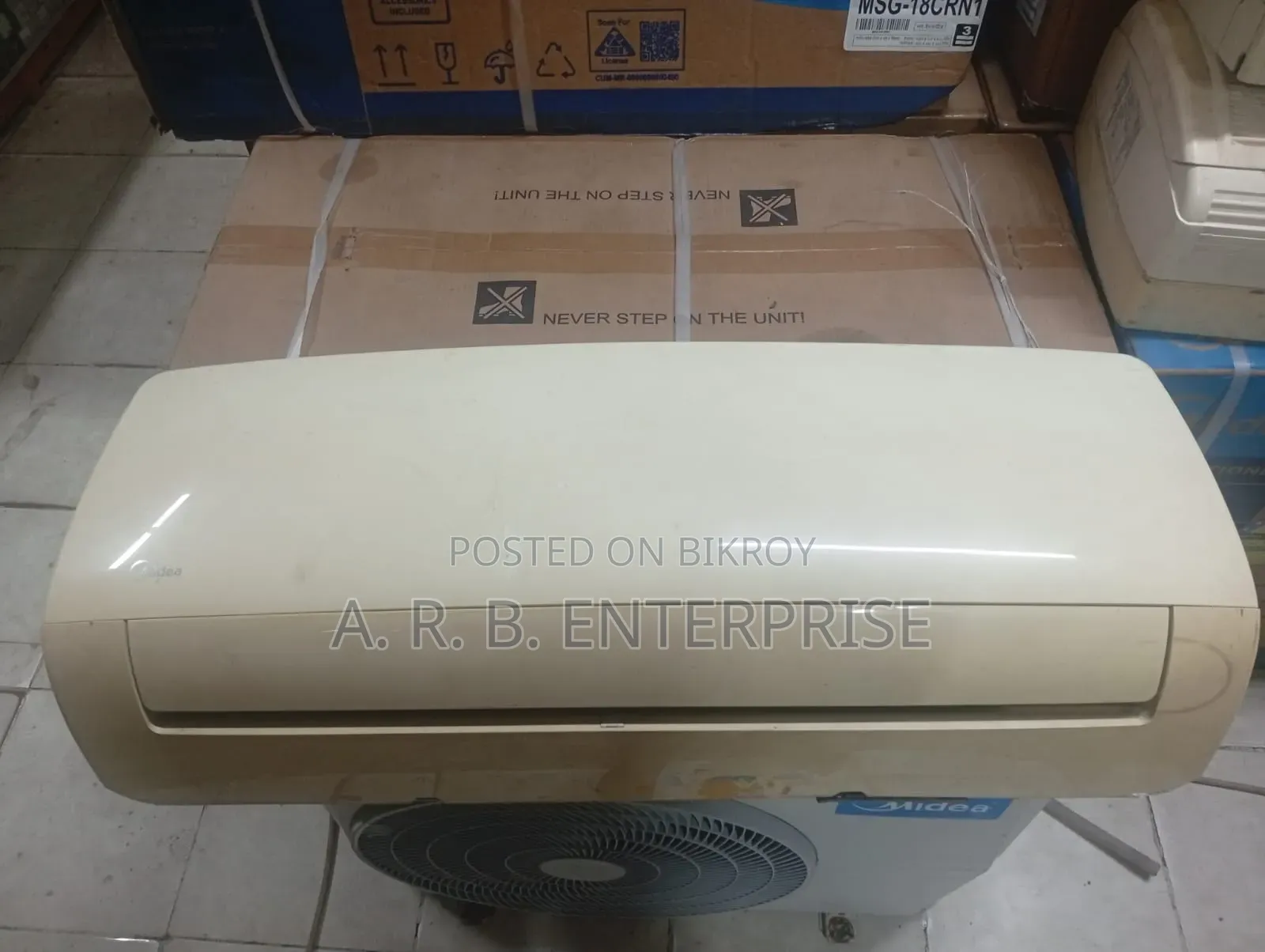 Midea AC 1 Ton Non Inverter R22 Gas Old