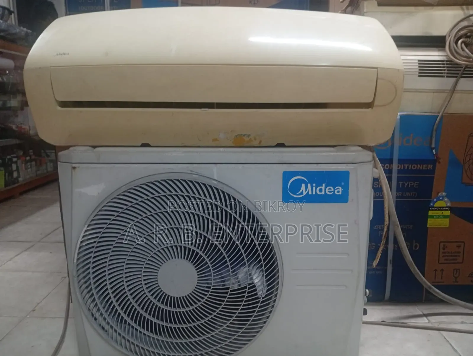 Midea AC 1 Ton Non Inverter R22 Gas Old