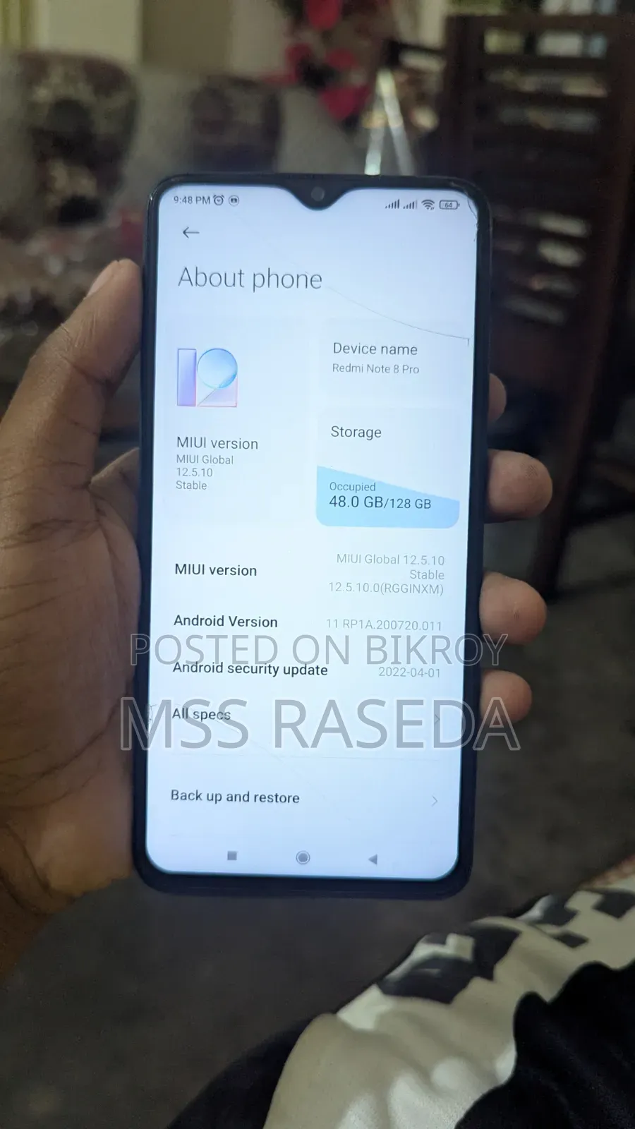 Xiaomi Redmi Note 8 Pro 128 GB Black