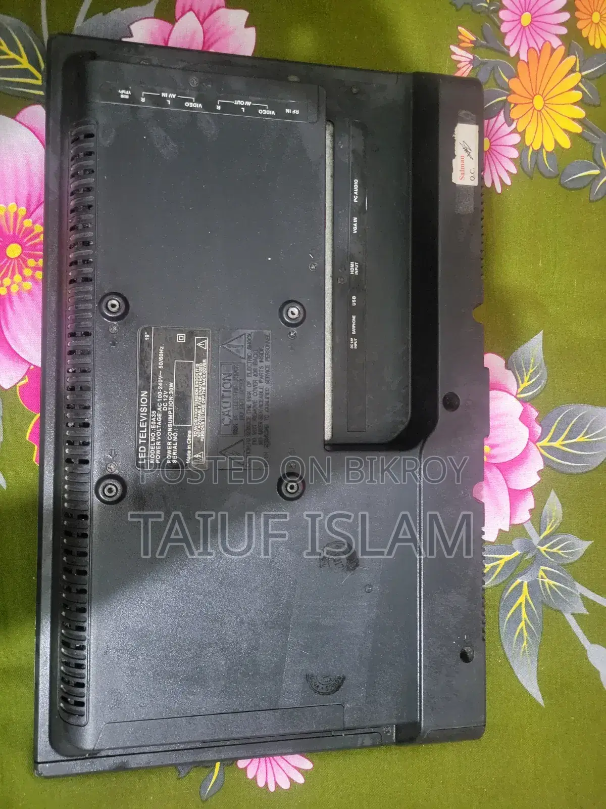 এলজি ই০এ৩৫ টিভি বিক্রির জন্য