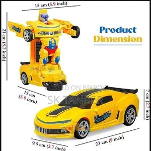Robot Car Bumble Bee Transformer Car Battery