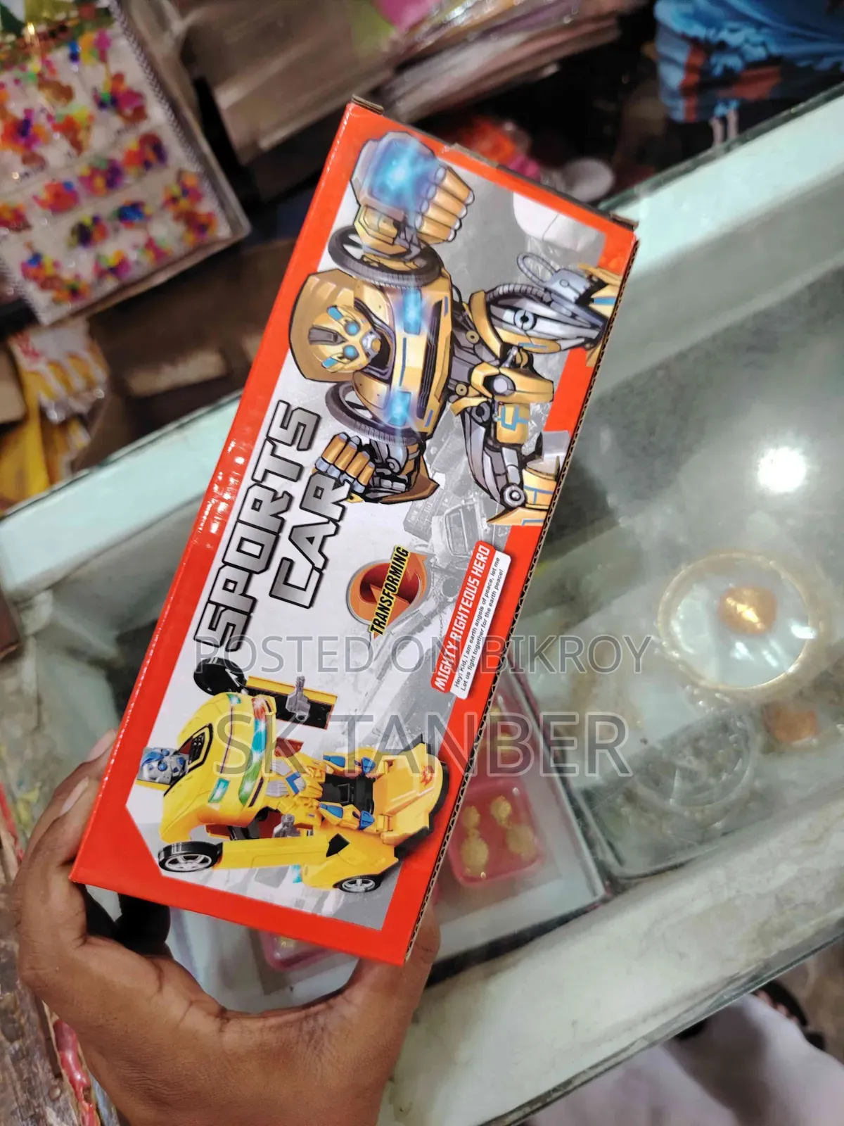 Robot Car Bumble Bee Transformer Car Battery