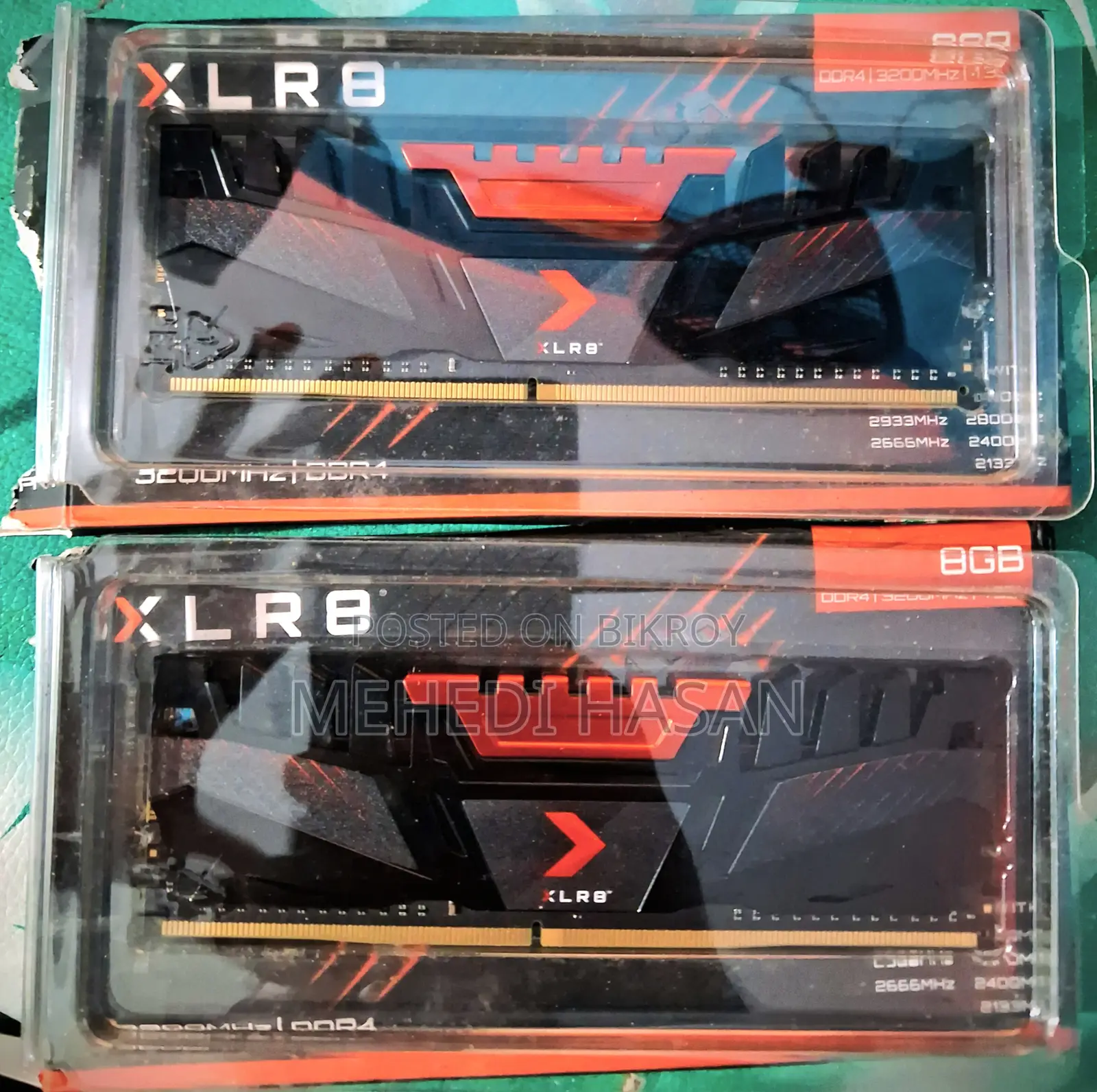 PNY XLR8 DDR4 3200MHz গেমিং র‍্যাম (8GB) – বক্সসহ লাইফটাইম ওয়ারেন্টি