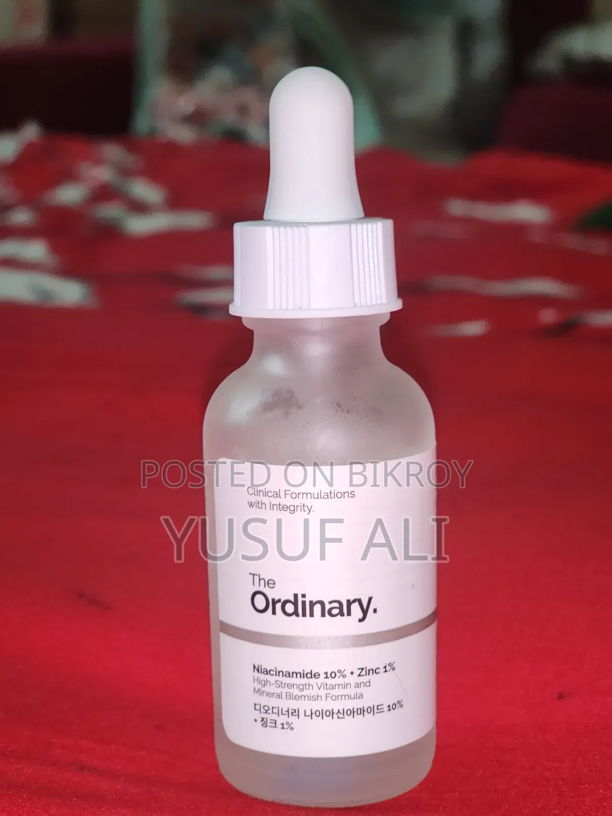 The Ordinary Niacinamide 10% + Zinc 1% (18ml / 60% Left) - Original