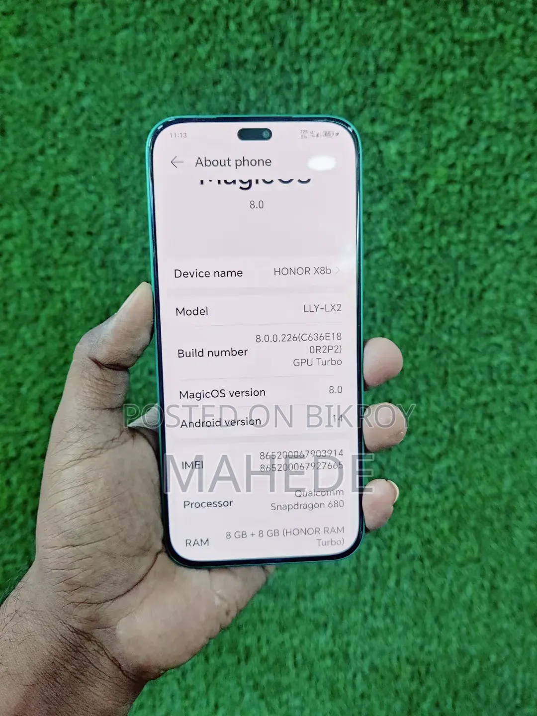 হনর এক্স৮বি ৫১২ জিবি গ্রিন