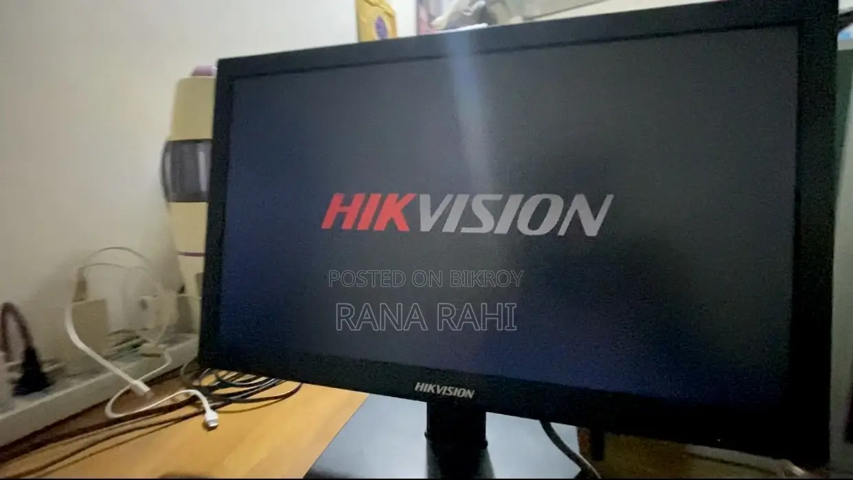 হিকভিশন মনিটর (DS-D5019QE-B) – HDMI&VGA একদম ফ্রেশ ও রানিং কন্ডিশন!