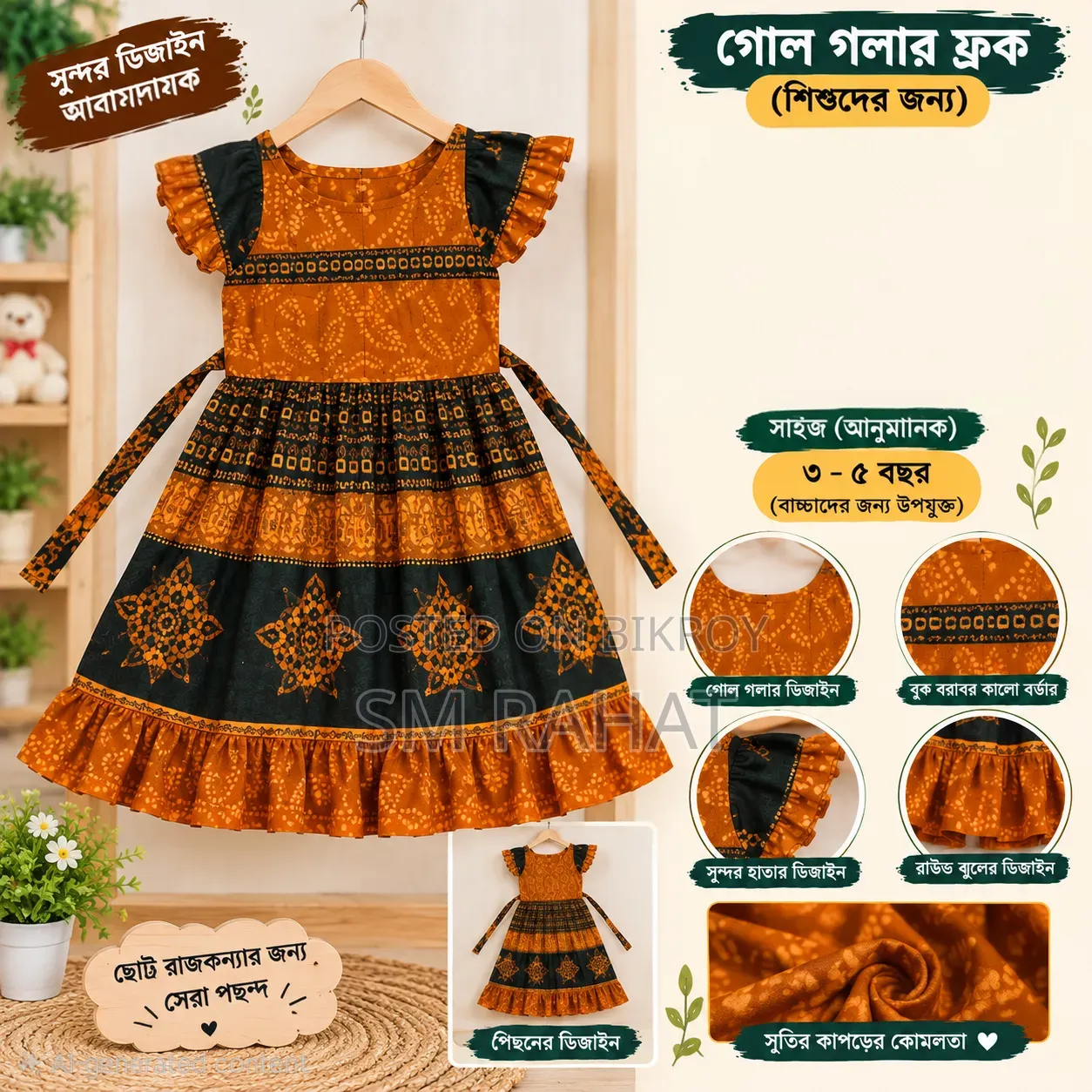 ছোট মেয়েদের জন্য ফ্রক
