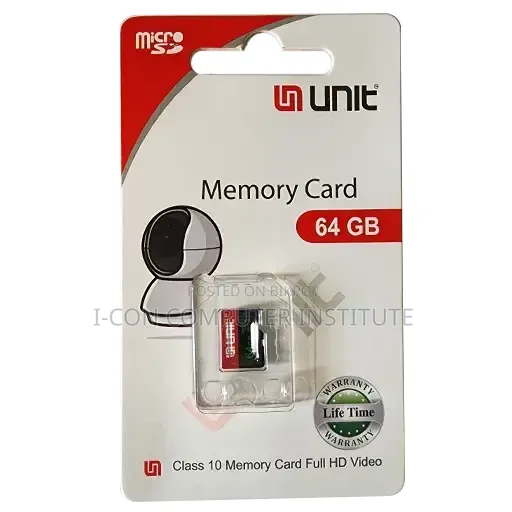 Unit 64GB Class 10 microSD Memory Card