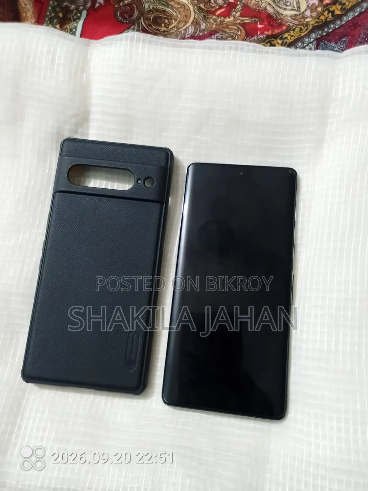 গুগল পিক্সেল ৭ প্রো ১২৮ জিবি ব্ল্যাক