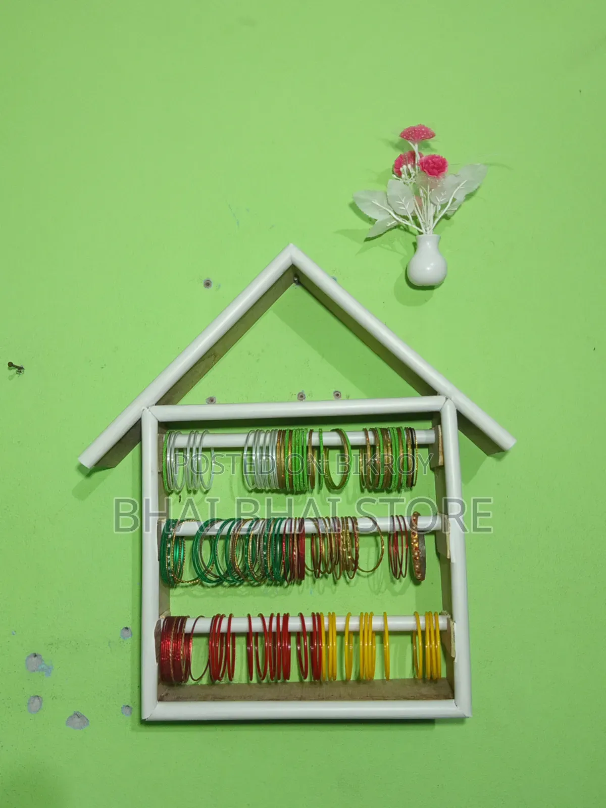 Beautiful wall hanger stand for bangles