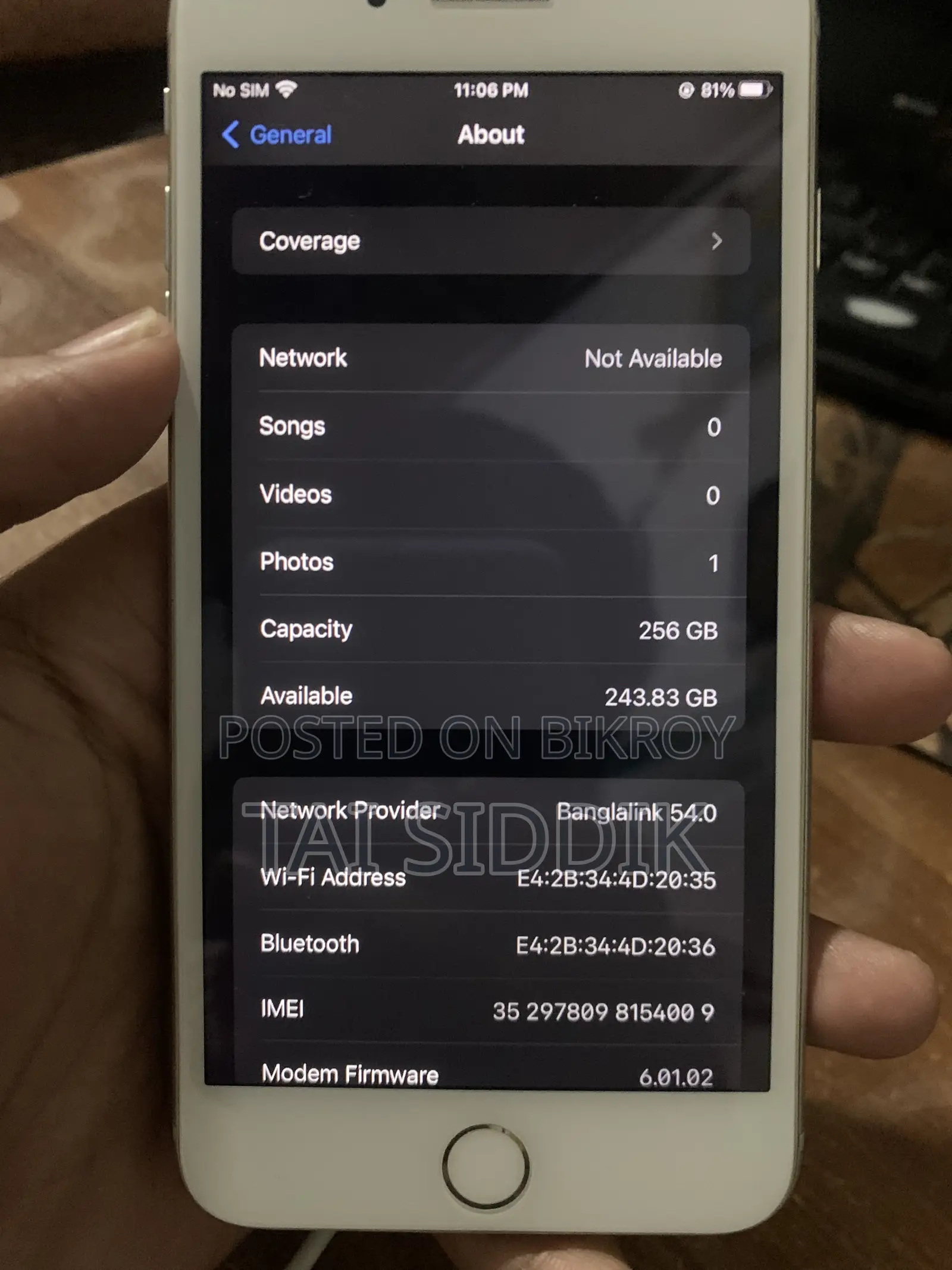 Apple iPhone 8 Plus 256 GB White