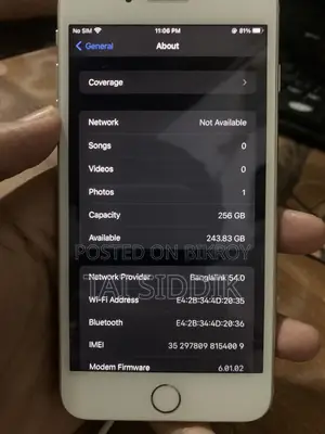 Apple iPhone 8 Plus 256 GB White