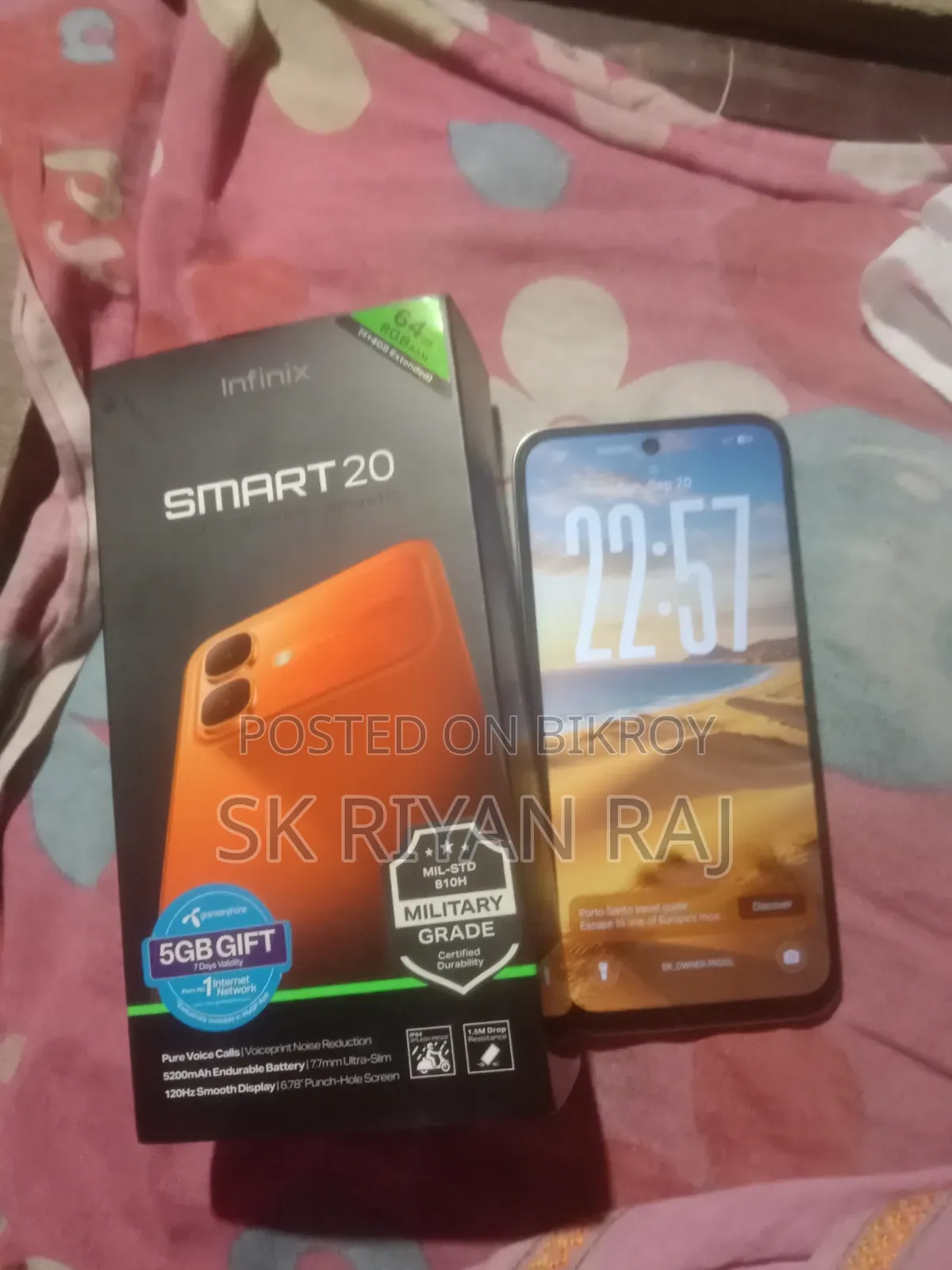 New Infinix Smart 20 64 GB Silver