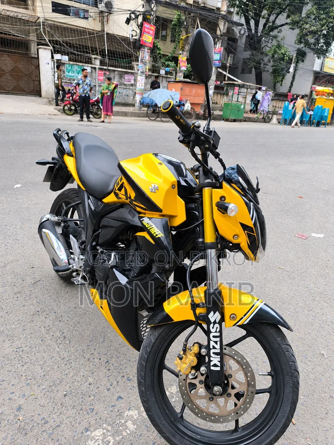 Suzuki Gixxer 2024 Yellow