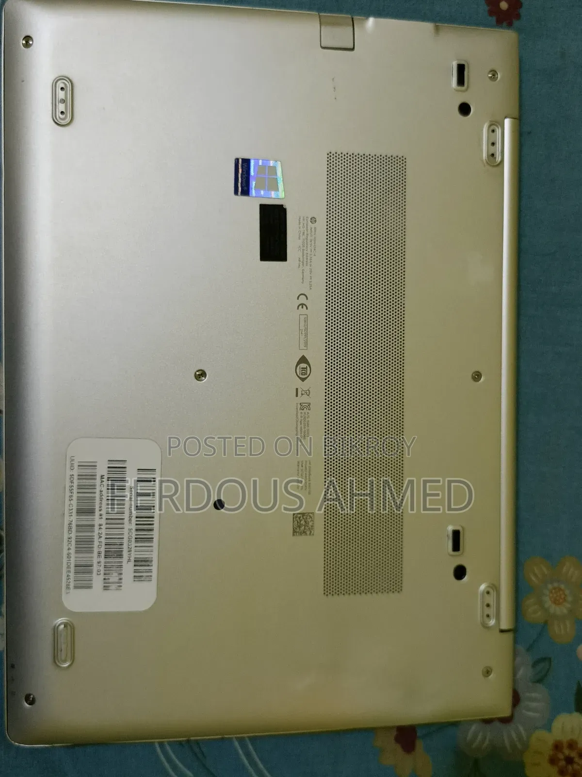 Laptop HP EliteBook 850 G5 8GB Intel Core i7 HDD+SSD 256GB