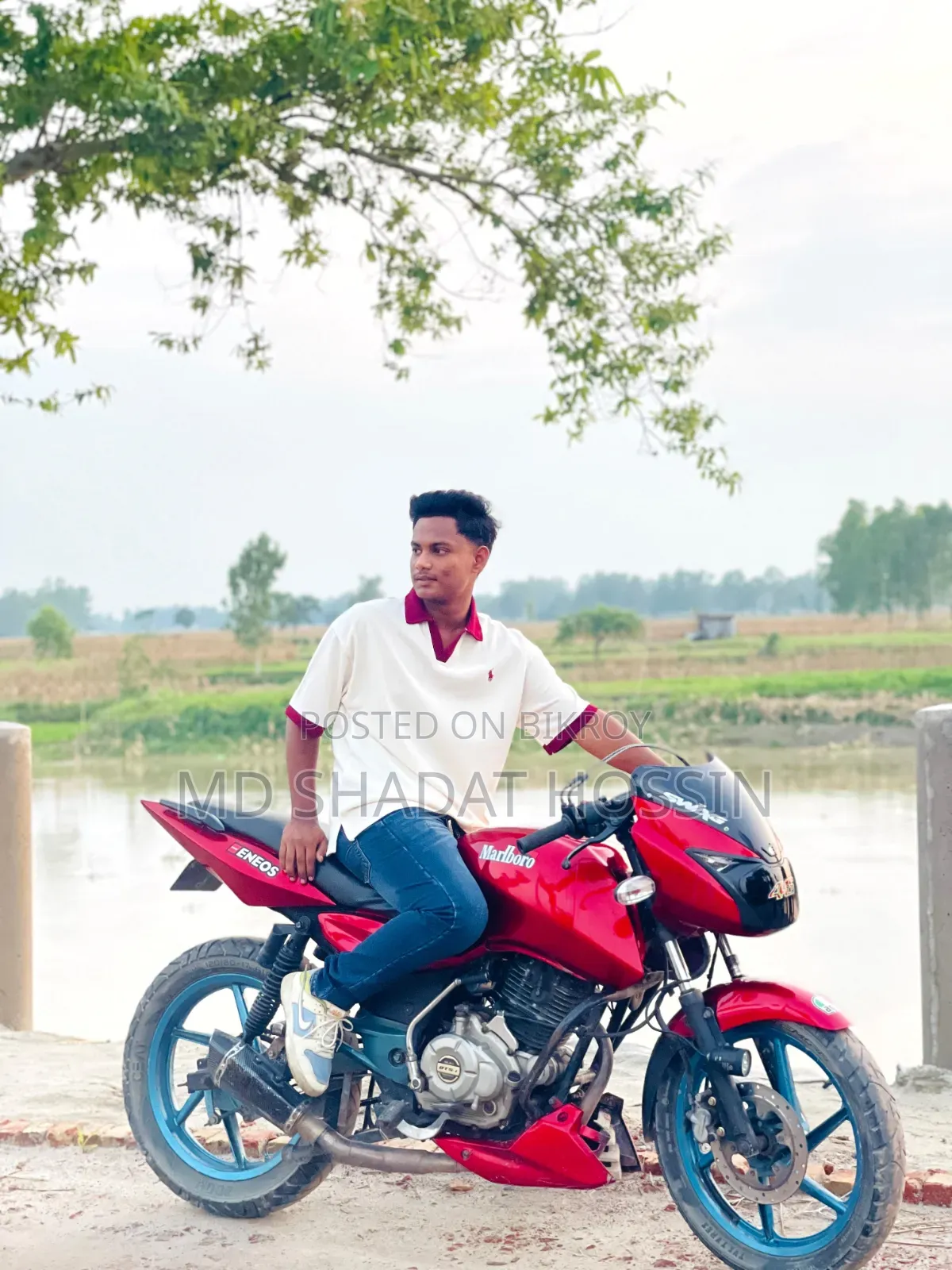 বাজাজ পালসার ১৫০ ২০১২ লাল