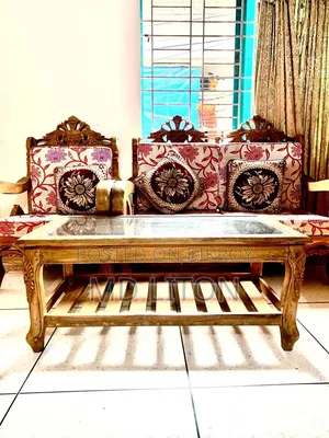 Teak Wood Sofa Set