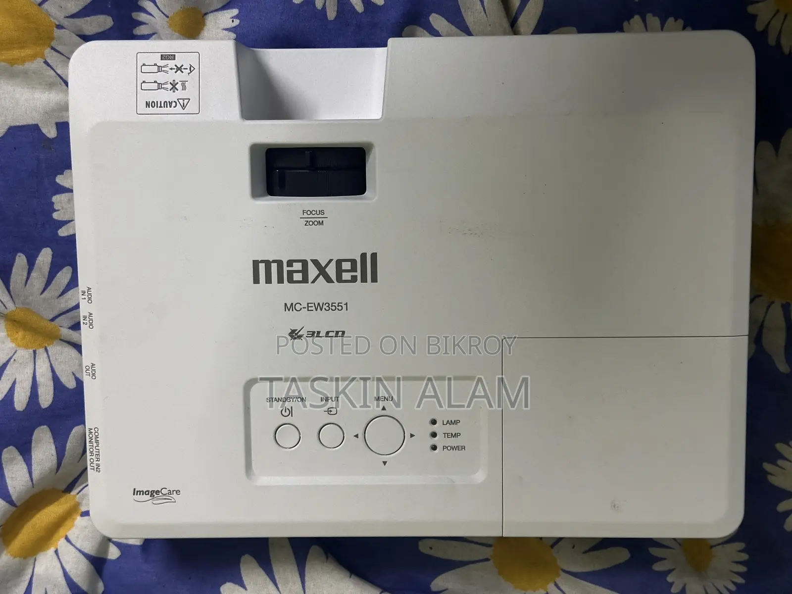 Maxell MC-EW3551 WXGA 3800 Lumens 3LCD Projector