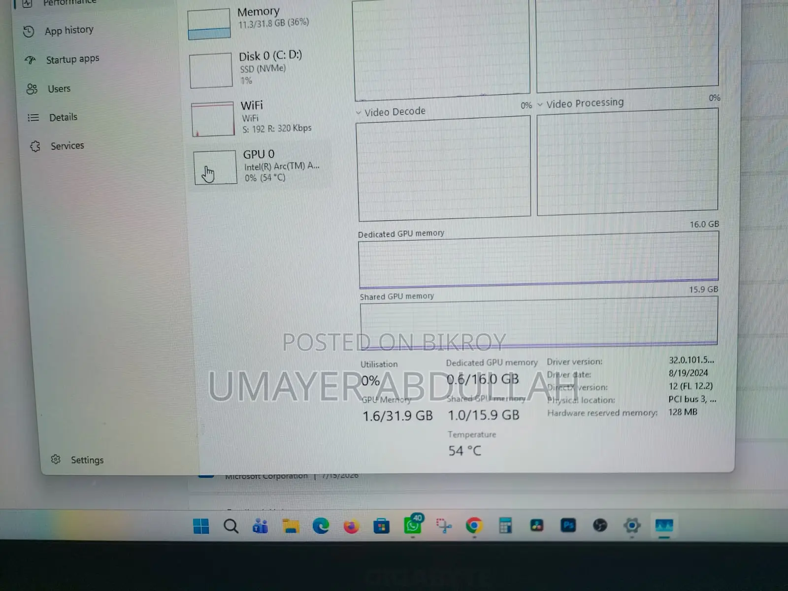 New Desktop Computer Gigabyte GB-BACE-3000 32GB Intel Core i5 SSD 1T