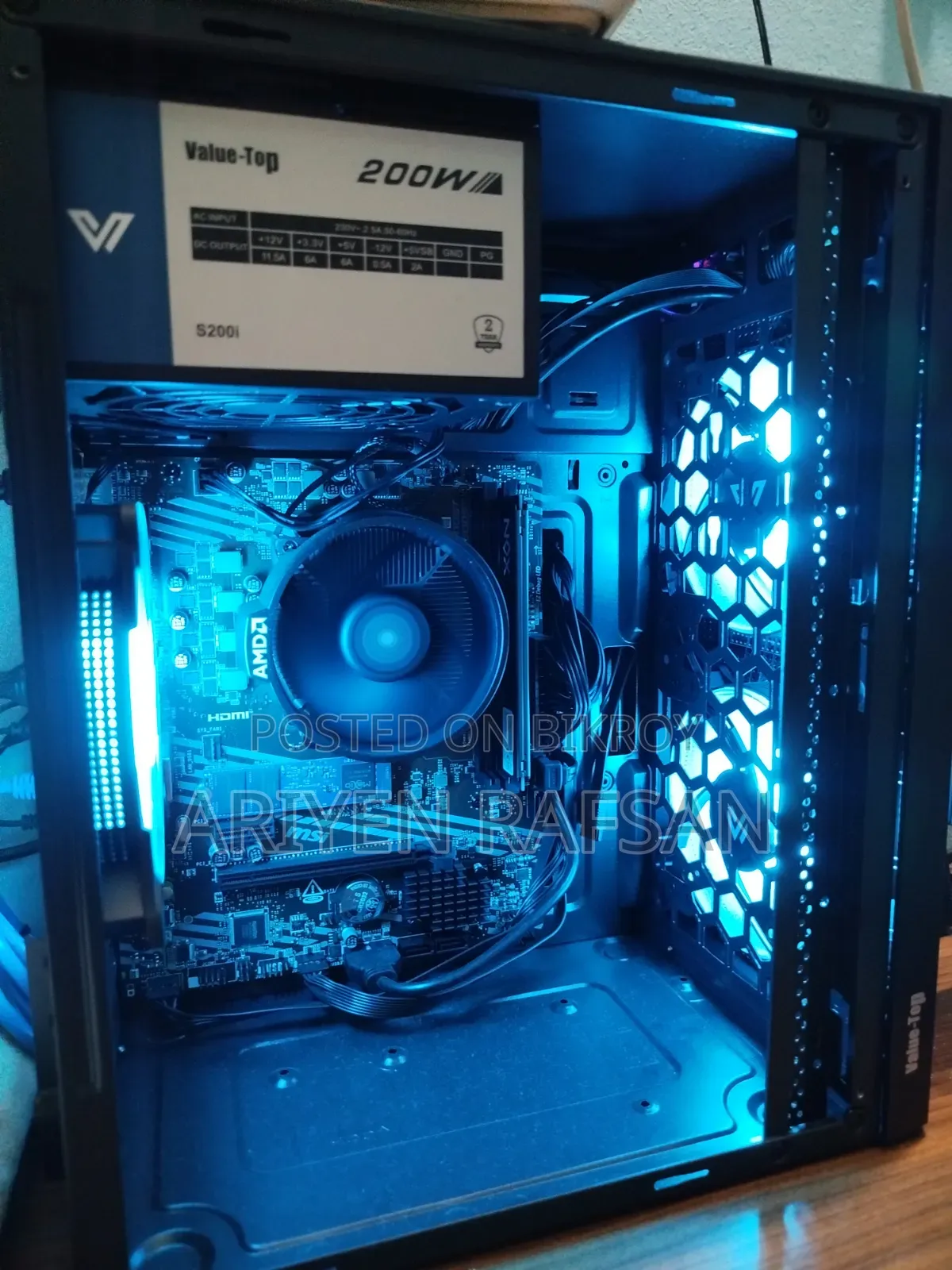 New Desktop Computer 8GB AMD Ryzen 5 SSD 256GB