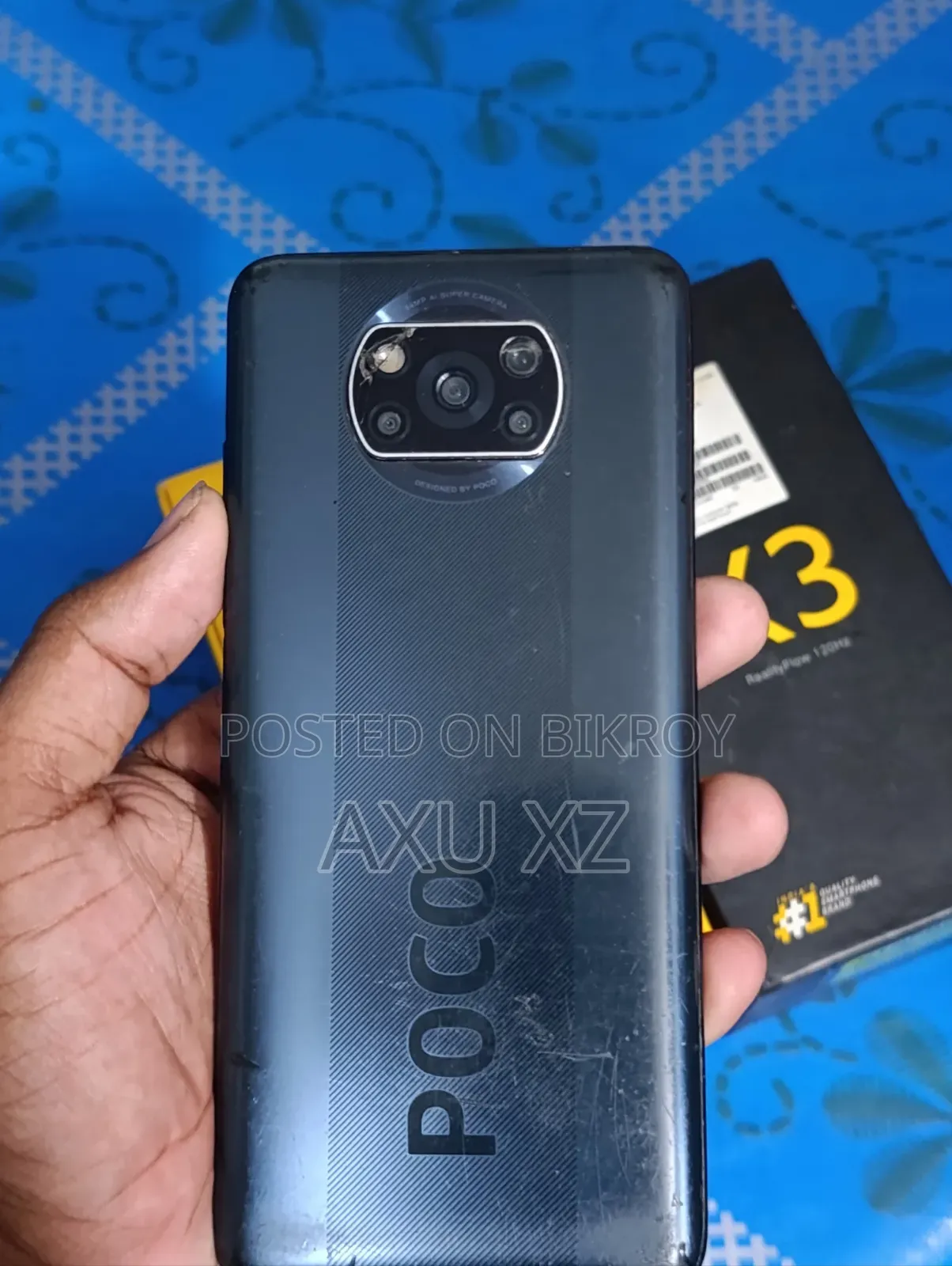 শাওমি পোকো এক্স৩ ১২৮ জিবি নীল
