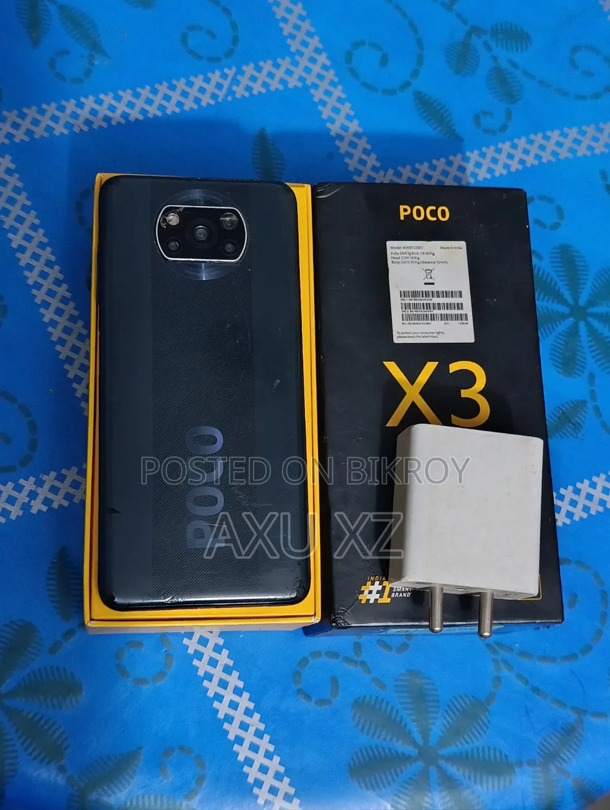 শাওমি পোকো এক্স৩ ১২৮ জিবি নীল