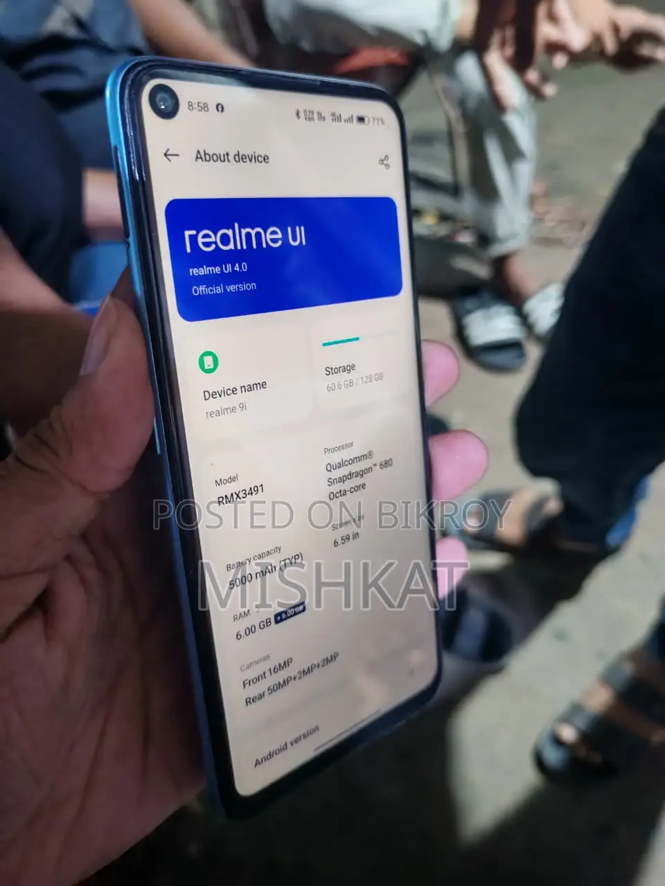 Realme 9i 128 GB Blue